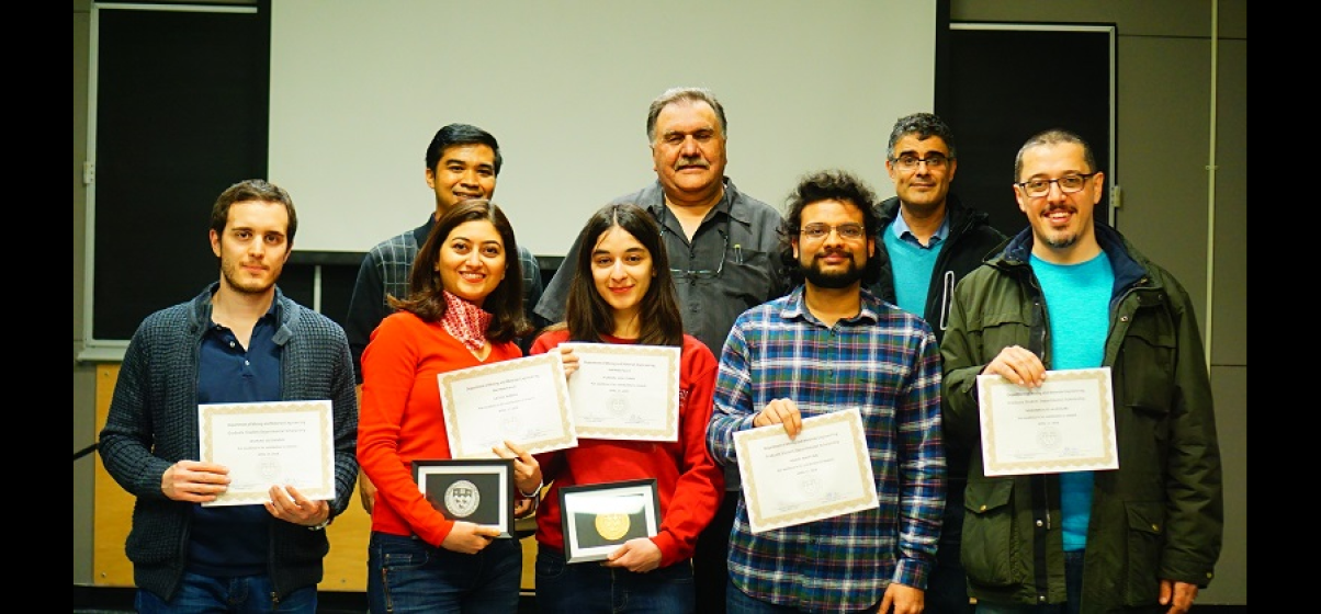 Congratulations to Mahmoud, Saad and Leyla for receiving the 2017 Mining and Materials Engineering Graduate Excellence and Silver Awards