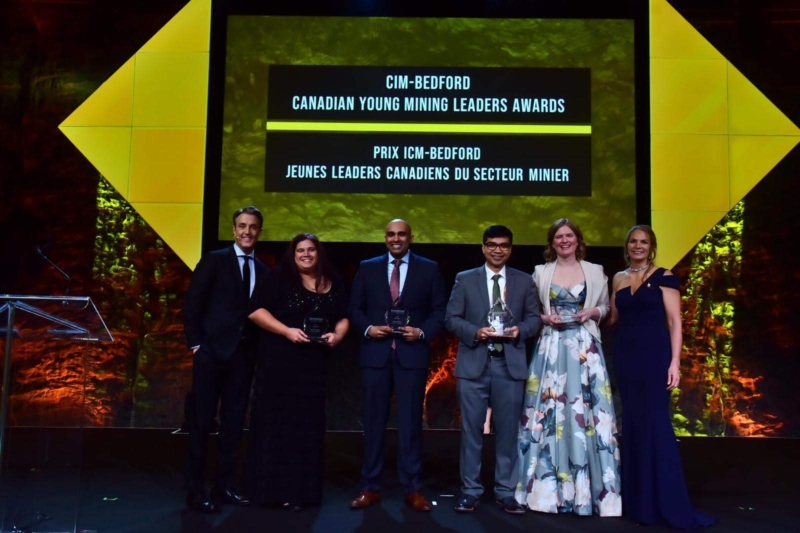 Prof. Sasmito receives the 2019 CIM-Bedford Canadian Young Mining Leaders Award from the Canadian Institute of Mining, Metallurgy & Petroleum